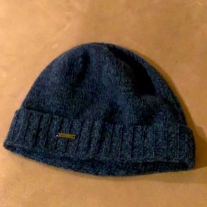 Blue Hugo Boss Cashmere Beanie